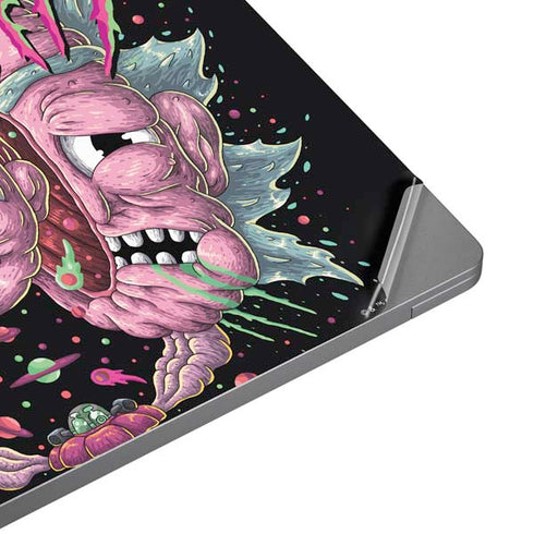 Adult Swim Rick and Morty Split Head Rick Universal Laptop 16.6in (13.4 x 9.7in) Skin